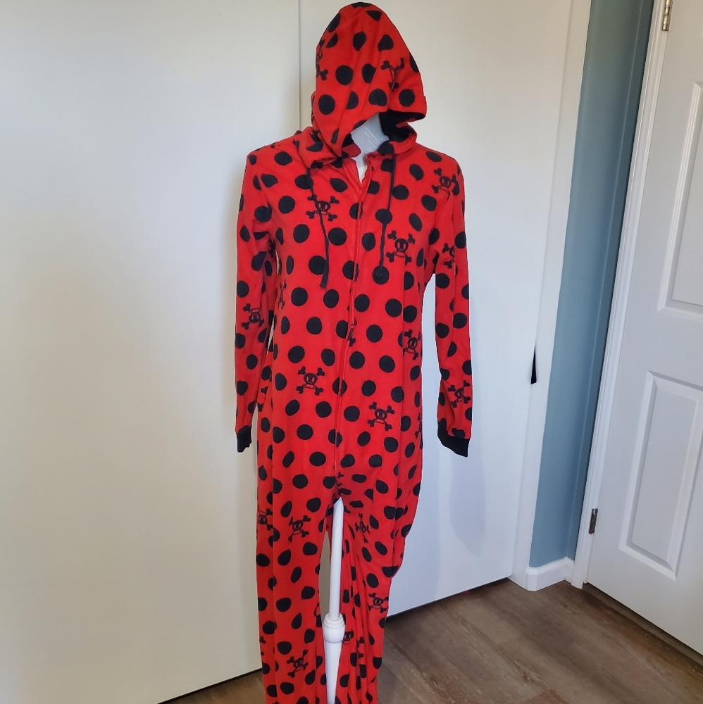 Paul Frank Polka-dot Skull Onesie
